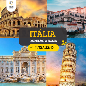 ENCANTOS DA ITÁLIA - DE MILÃO A ROMA